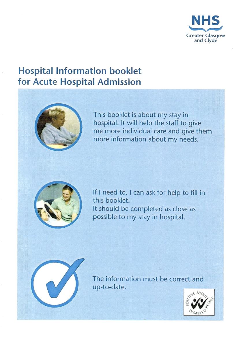 Hospital Admission Booklet